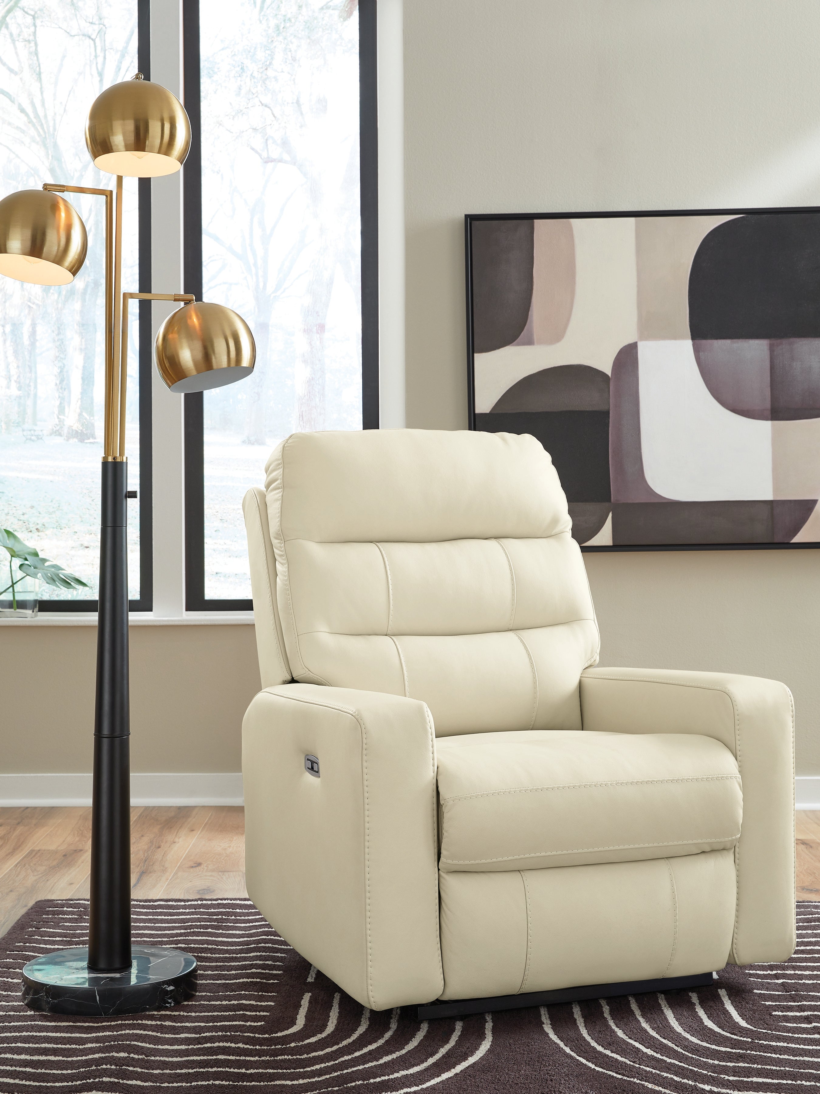 Tampa Furniture Outlet Lutz - Ashley Furniture - Pennacle Pier Living Room - PWR Recliner/ADJ Headrest - PCU1350213
