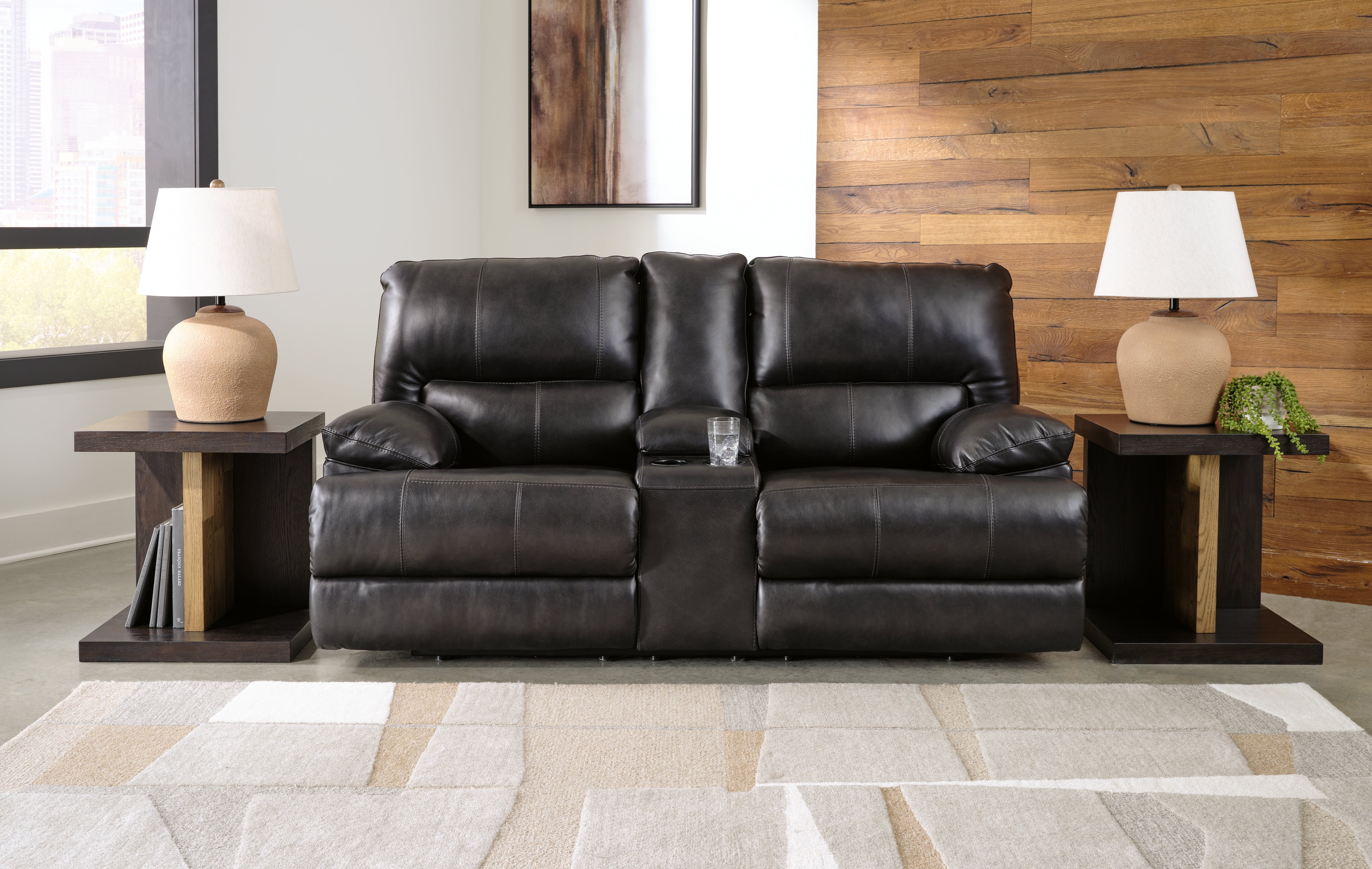 Tampa Furniture Outlet Lutz - Ashley Furniture - Mountainous Living Room - PWR REC Loveseat/CON/ADJ HDRST / Eclipse - U6580118