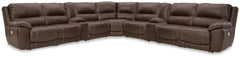 Tampa Furniture Outlet Lutz - Ashley Furniture - Dunleith 9-Piece Power Reclining Sectional - 9-Piece Power Reclining Sectional - U71604S10