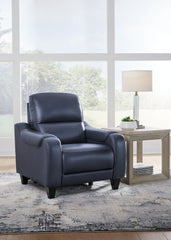 Tampa Furniture Outlet Lutz - Ashley Furniture - Mercomatic Living Room - PWR Recliner/ADJ Headrest / Ocean - U7531113