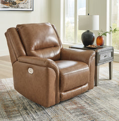 Tampa Furniture Outlet Lutz - Ashley Furniture - Trasimeno Living Room - PWR Recliner/ADJ Headrest / Caramel - U8281513