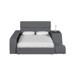 Valari Full Transformer Bed with Electronic Features in Grey PU