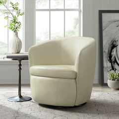 Vito Swivel Chair in Pebble Cream – SKU U-5470-8201-101 | Elements