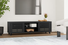 Tampa Furniture Outlet Lutz - Ashley Furniture - Danziar TV Stand - 72" / Black - W1013-68