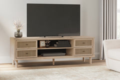 Tampa Furniture Outlet Lutz - Ashley Furniture - Cielden TV Stand - 72" / Two-tone - W1199-68
