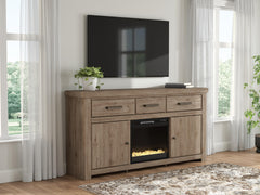 Tampa Furniture Outlet Lutz - Ashley Furniture - Garistyn 73" TV Stand with Electric Fireplace - 73" TV Stand with Electric Fireplace - W2844W4
