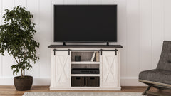 Tampa Furniture Outlet Lutz - Ashley Furniture - Dorrinson 54" TV Stand - 54" / Two-tone - W287-48