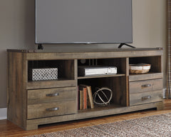 Tampa Furniture Outlet Lutz - Ashley Furniture - Trinell TV Stand - 63" / Brown - W446-68