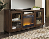 Tampa Furniture Outlet Lutz - Ashley Furniture - Starmore 70" TV Stand with Electric Fireplace - 70" TV Stand with Electric Fireplace / Brown - W633W4