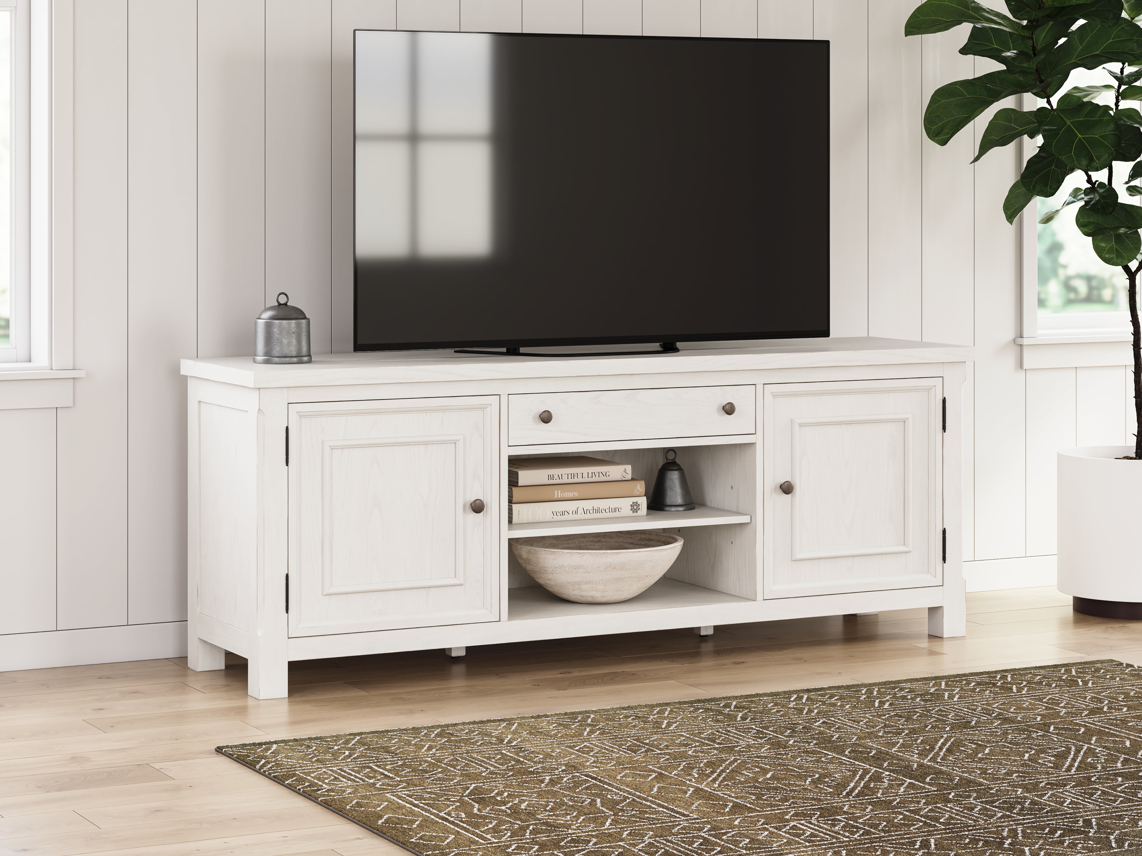Tampa Furniture Outlet Lutz - Ashley Furniture - Robbinsdale 72" TV Stand - 72" - W742-68