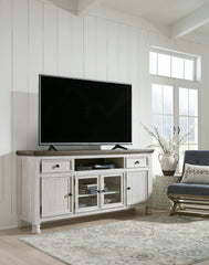 Tampa Furniture Outlet Lutz - Ashley Furniture - Havalance TV Stand - TV Stand / Two-tone - W814-68