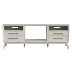 Westland 71" TV Console without Fireplace Insert in Almond