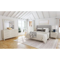 Westland Dresser and Mirror Set in Almond – SKU B-13000-6-DRMR | Elements