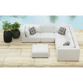 Zandara Modular Ottoman - Olefin Beige – SKU O-16240-10311-000 | Elements