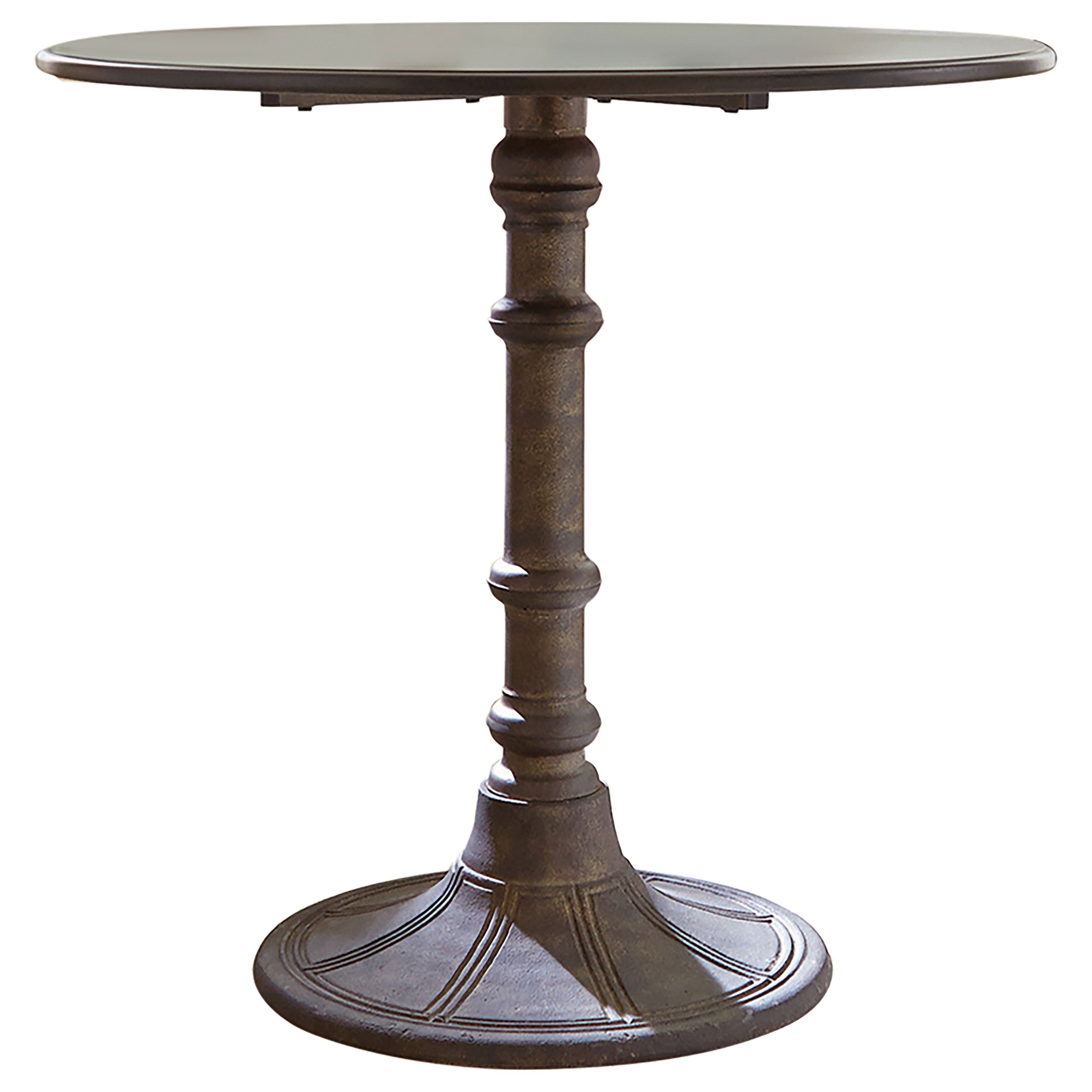 Tampa Furniture Outlet - Coaster - Oswego Round 30-inch Bistro Dining Table Bronze - 100063