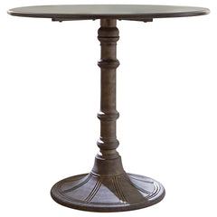 Tampa Furniture Outlet - Coaster - Oswego Round 30-inch Bistro Dining Table Bronze - 100063