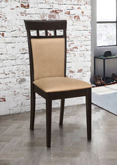 Gabriel Closed Back Dining Side Chair Cappuccino (Set of 2)