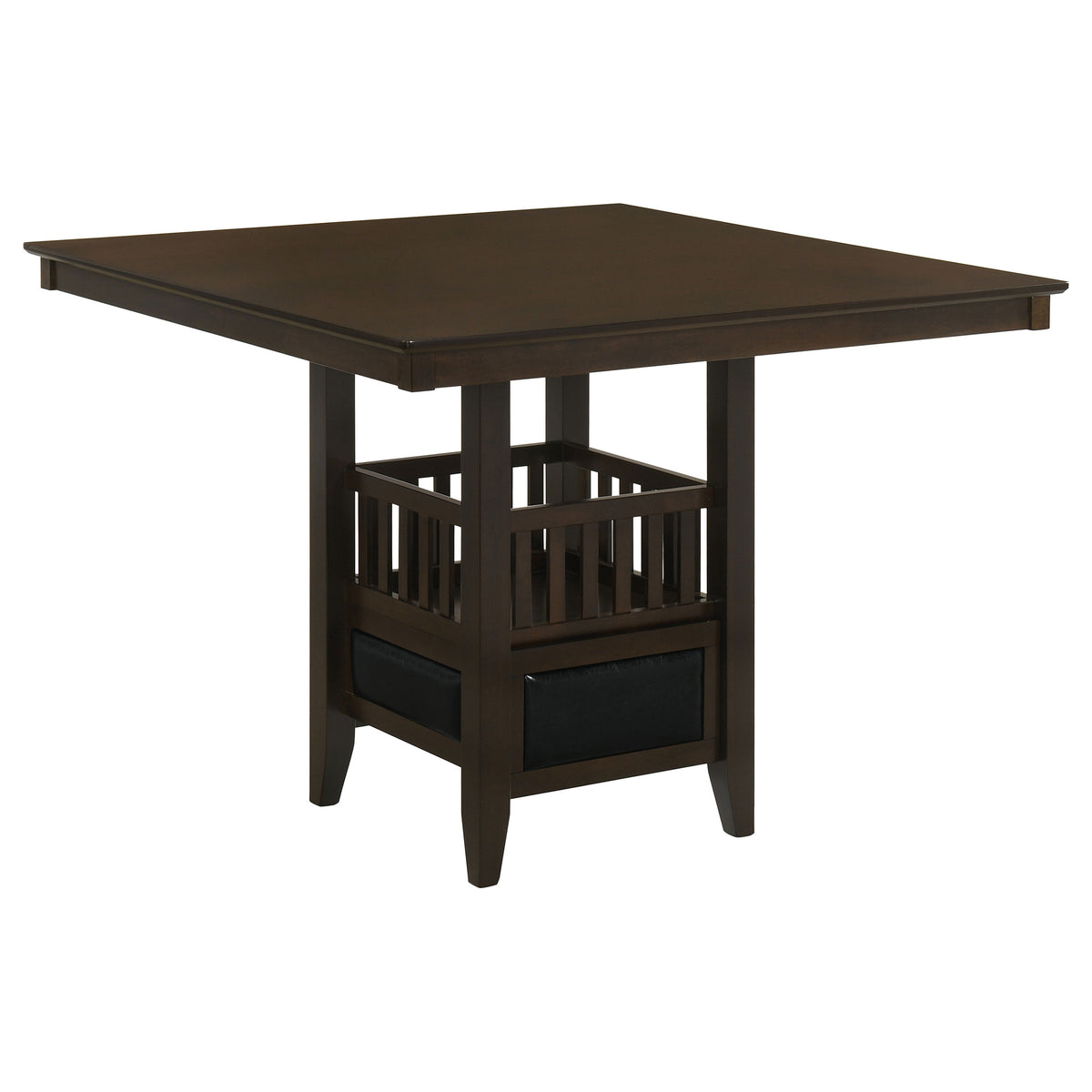 Tampa Furniture Outlet - Coaster - Jaden Square 47-inch Counter Height Dining Table Espresso - 100958