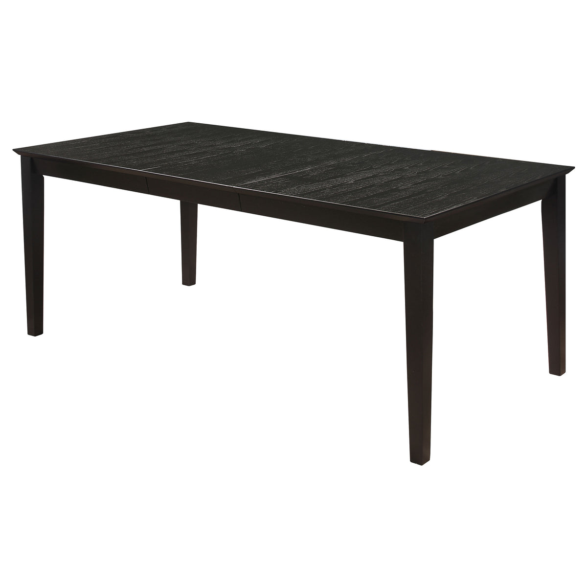 Tampa Furniture Outlet - Coaster - Louise Rectangular 78-inch Extension Leaf Dining Table Black - 101561