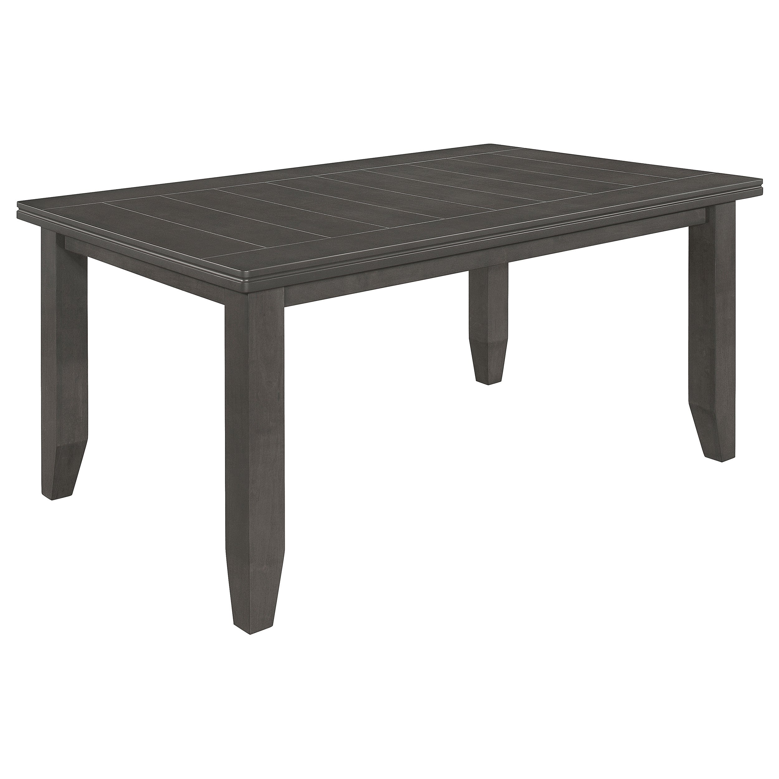 Tampa Furniture Outlet - Coaster - Dalila Rectangular 66-inch Wood Dining Table Dark Grey - 102721GRY