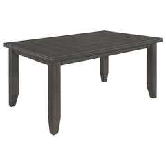 Tampa Furniture Outlet - Coaster - Dalila Rectangular 66-inch Wood Dining Table Dark Grey - 102721GRY