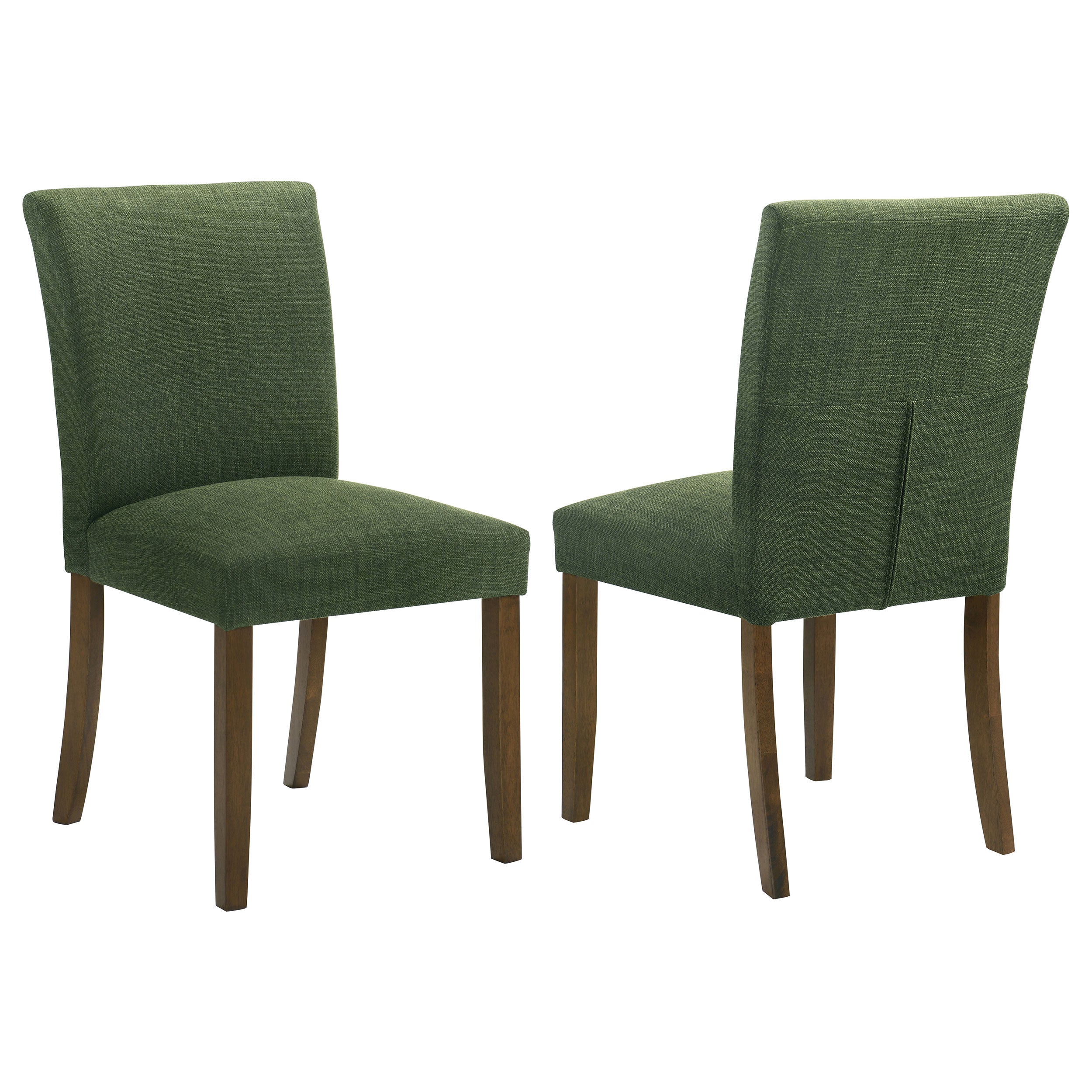 Tampa Furniture Outlet - Coaster - Paxton Upholstered Dining Side Chair Green (Set of 2) - 106378