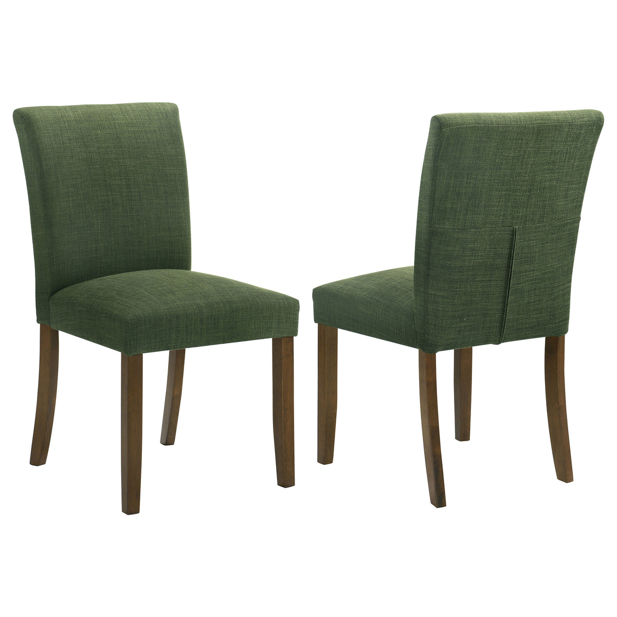 Tampa Furniture Outlet - Coaster - Paxton Upholstered Dining Side Chair Green (Set of 2) - 106378