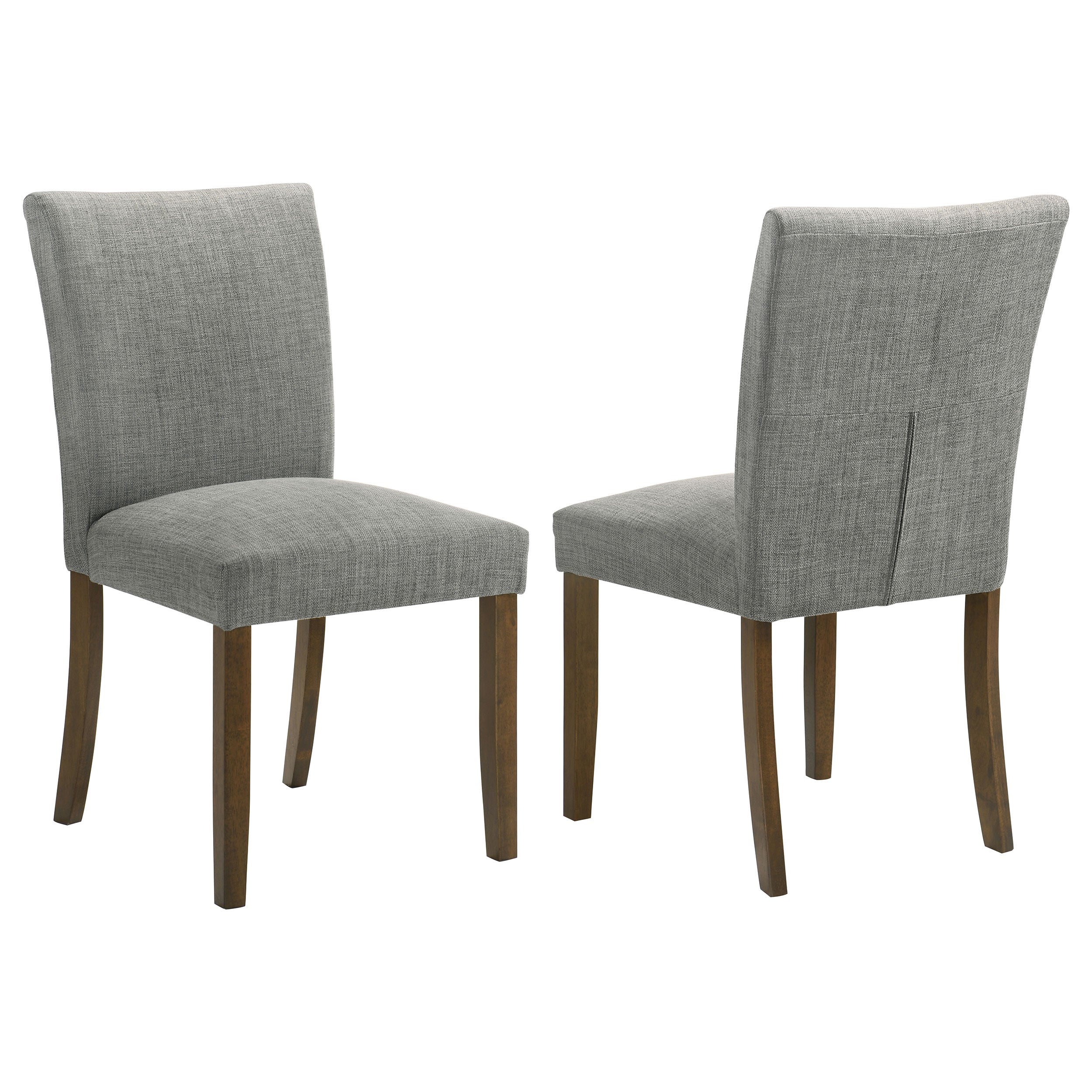 Tampa Furniture Outlet - Coaster - Paxton Upholstered Dining Side Chair Grey (Set of 2) - 106379