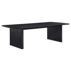 Tampa Furniture Outlet - Coaster - Brookmead 100-inch Extension Leaf Dining Table Black - 108231