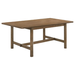 Crestmore 7-piece Rectangular Dining Table Set Walnut