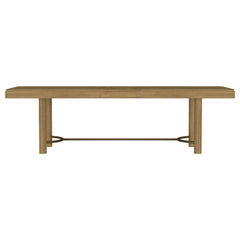 Arini 7-piece Extension Leaf Dining Table Set Sand Wash