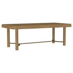 Tampa Furniture Outlet - Coaster - Arini 104-inch Extension Leaf Dining Table Sand Wash - 108931