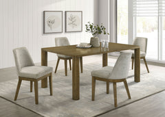 Tampa Furniture Outlet - Coaster - Castlewood 5-piece 71-inch Rectangular Dining Set Brown Oak - 109351-S5