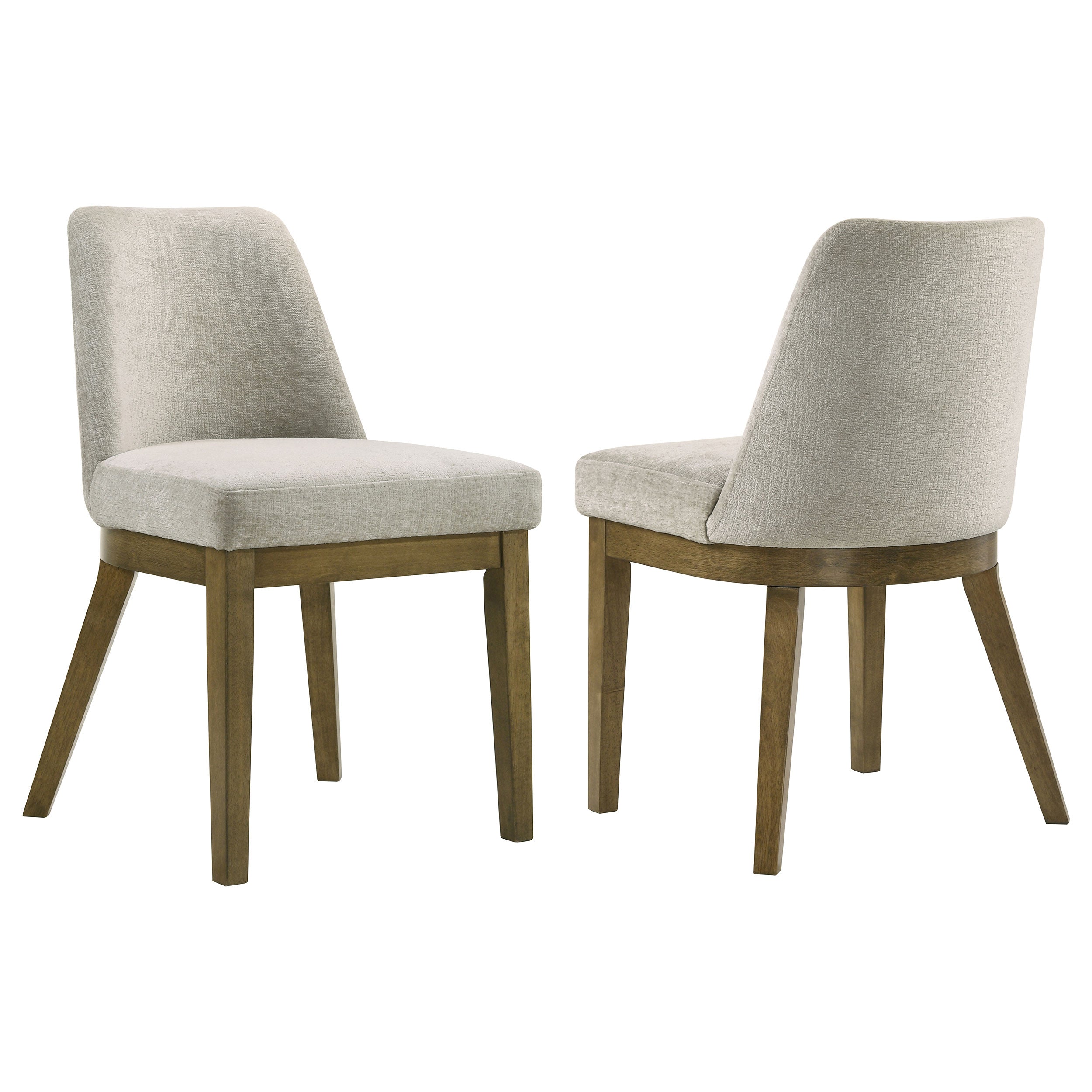 Tampa Furniture Outlet - Coaster - Castlewood Upholstered Side Chair Light Tan (Set of 2) - 109352