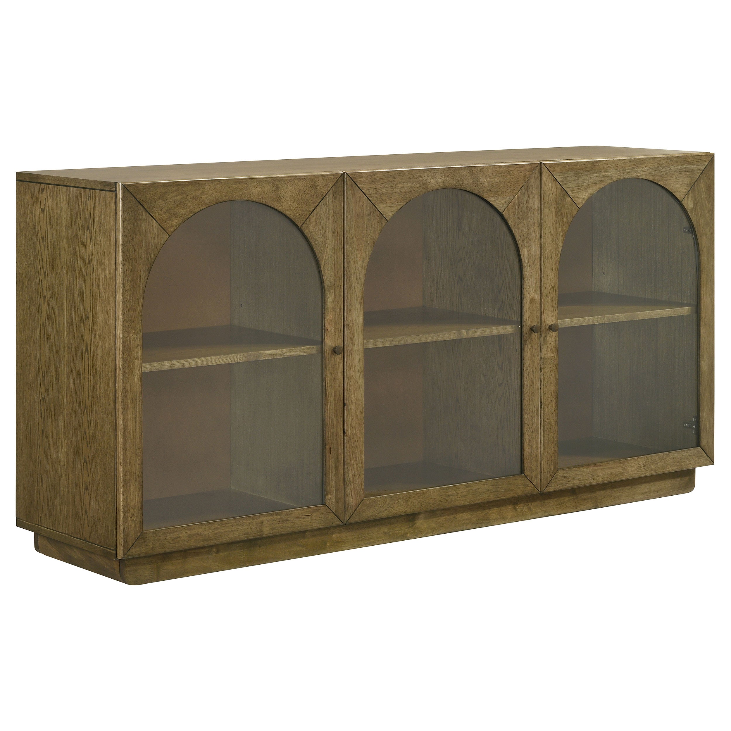 Tampa Furniture Outlet - Coaster - Castlewood 71-inch Dining Sideboard Buffet Server Brown Oak - 109355