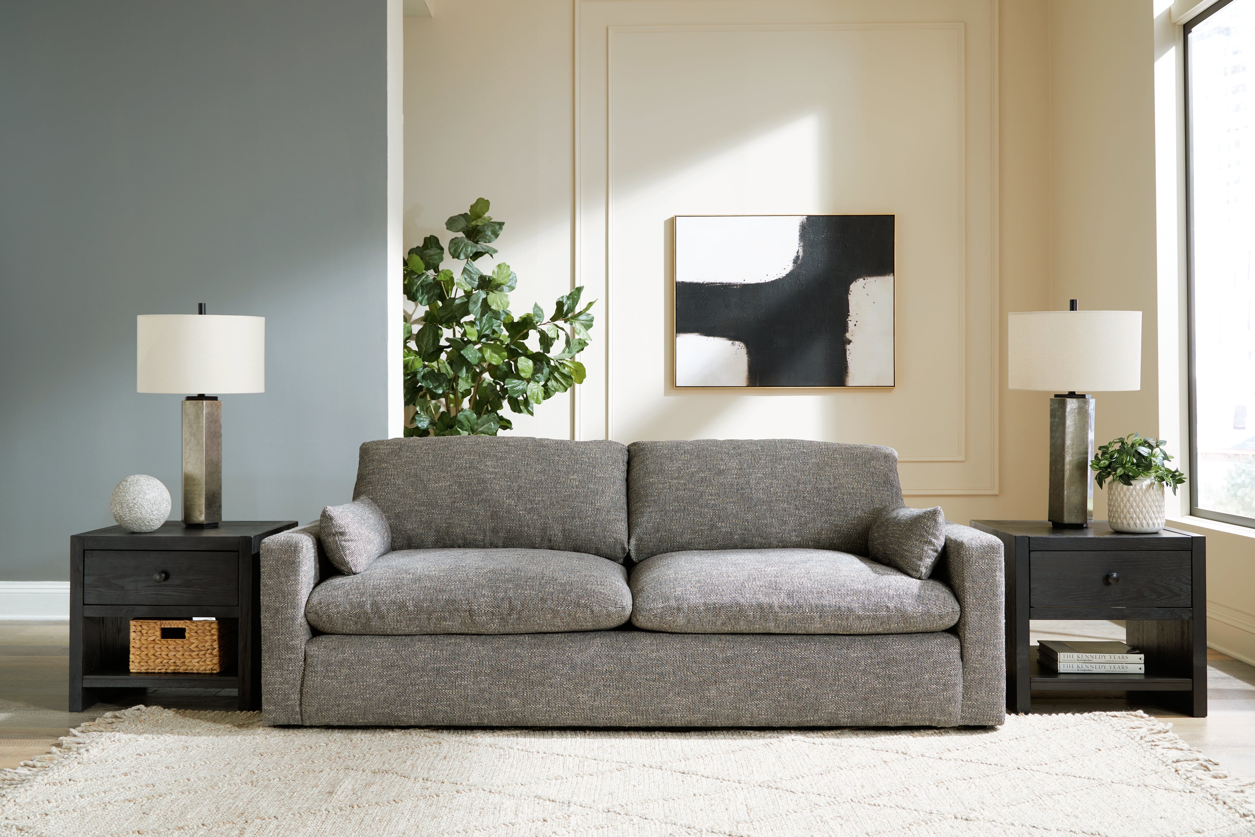 Tampa Furniture Outlet Lutz - Ashley Furniture - Dramatic Living Room - Sofa / Granite - 1170238