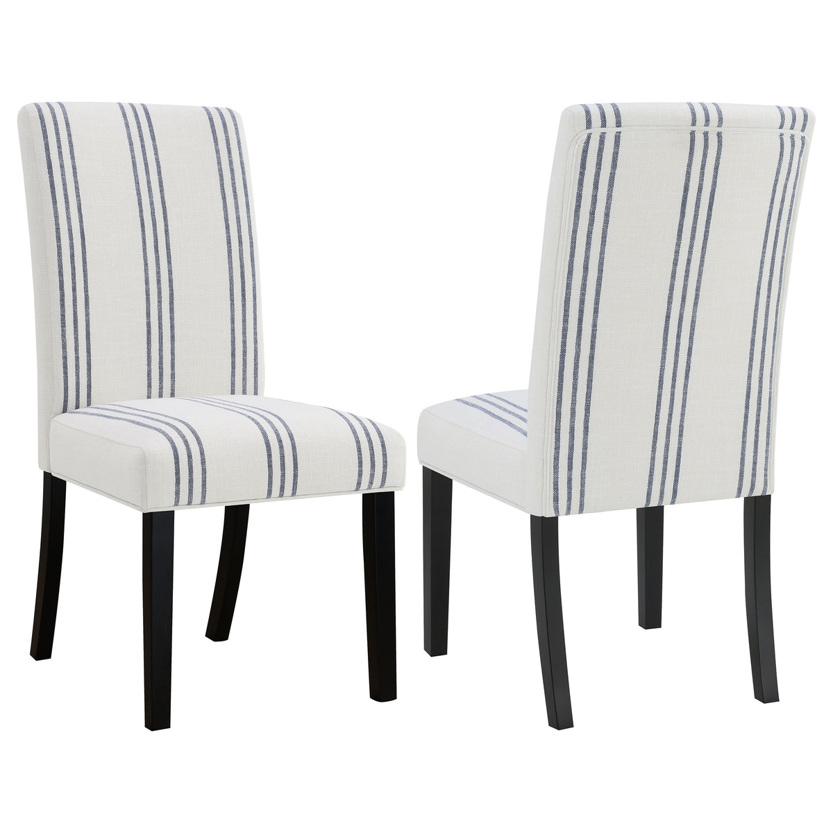 Tampa Furniture Outlet - Coaster - Herran Upholstered Dining Side Chair Beige (Set of 2) - 121782