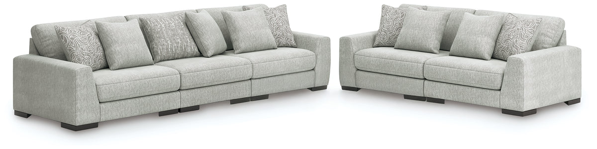 Tampa Furniture Outlet Lutz - Ashley Furniture - Regent Park 3-Piece Sectional Sofa and 2-Piece Sectional Loveseat - 3-Piece Sectional Sofa and 2-Piece Sectional Loveseat - 14404U4