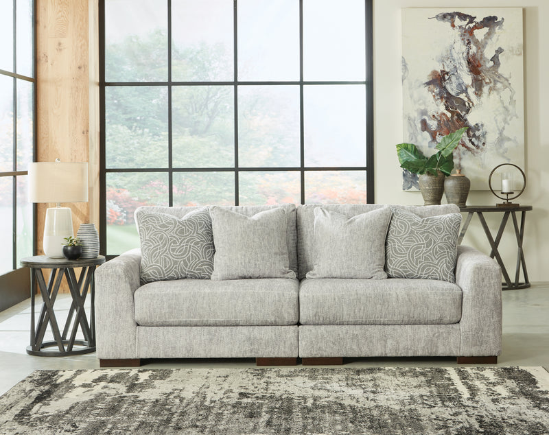 Tampa Furniture Outlet Lutz - Ashley Furniture - Regent Park 3-Piece Sectional Sofa and 2-Piece Sectional Loveseat - 3-Piece Sectional Sofa and 2-Piece Sectional Loveseat - 14404U4