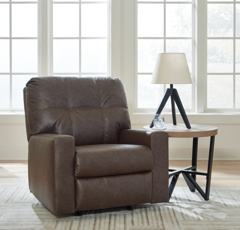 Tampa Furniture Outlet Lutz - Ashley Furniture - Barlin Mills Living Room - Rocker Recliner / Umber - 1700325
