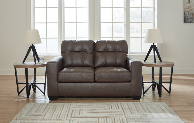 Tampa Furniture Outlet Lutz - Ashley Furniture - Barlin Mills Living Room - Loveseat / Umber - 1700335