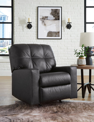 Tampa Furniture Outlet Lutz - Ashley Furniture - Barlin Mills Living Room - Rocker Recliner / Carbon - 1700425