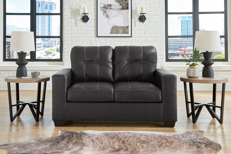 Tampa Furniture Outlet Lutz - Ashley Furniture - Barlin Mills Living Room - Loveseat / Carbon - 1700435