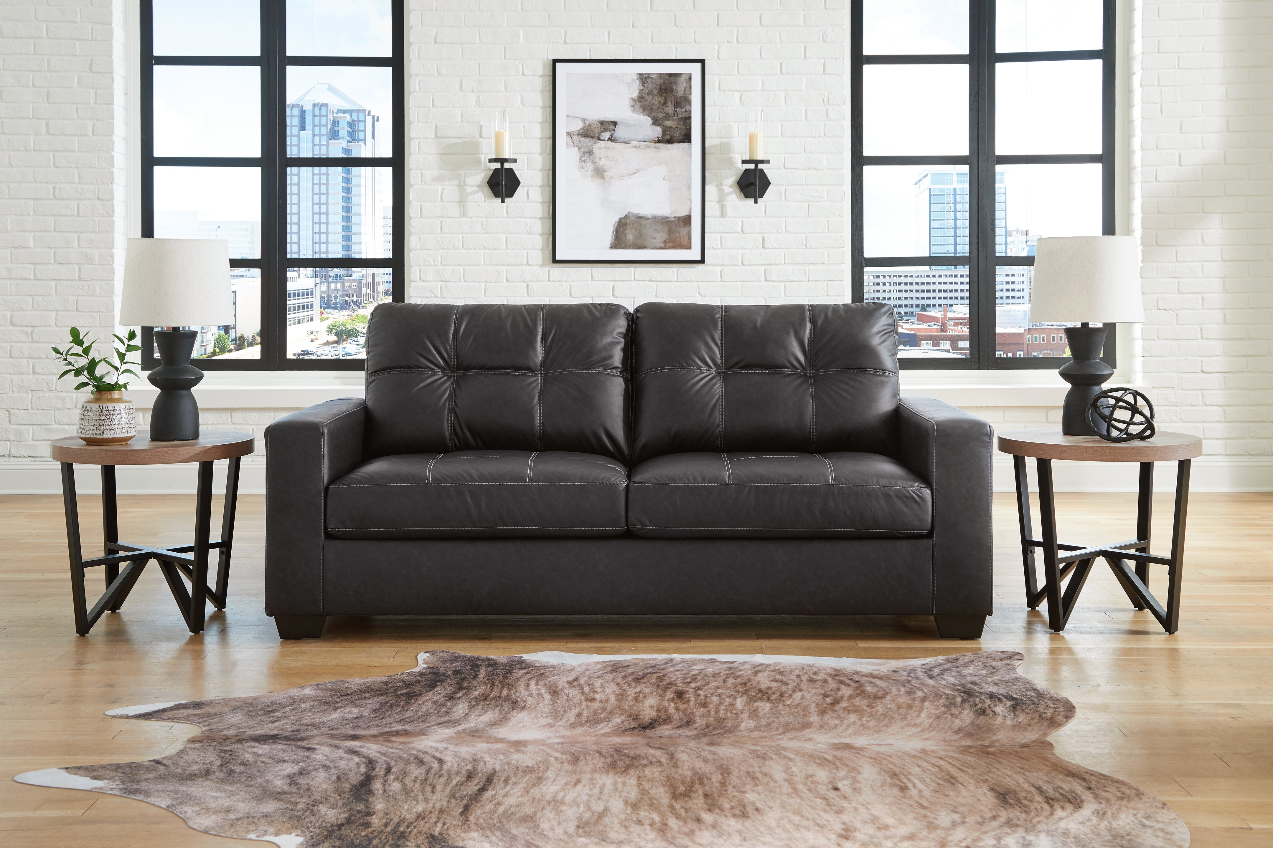 Tampa Furniture Outlet Lutz - Ashley Furniture - Barlin Mills Living Room - Sofa / Carbon - 1700438