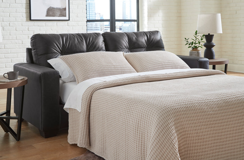 Tampa Furniture Outlet Lutz - Ashley Furniture - Barlin Mills Living Room - Queen Sofa Sleeper / Carbon - 1700439