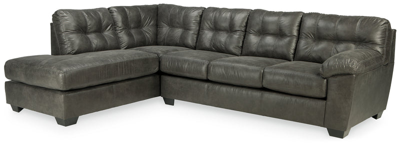 Tampa Furniture Outlet Lutz - Ashley Furniture - Fallston Sectionals - RAF 2-Piece Sectional with Chaise - 17221S1