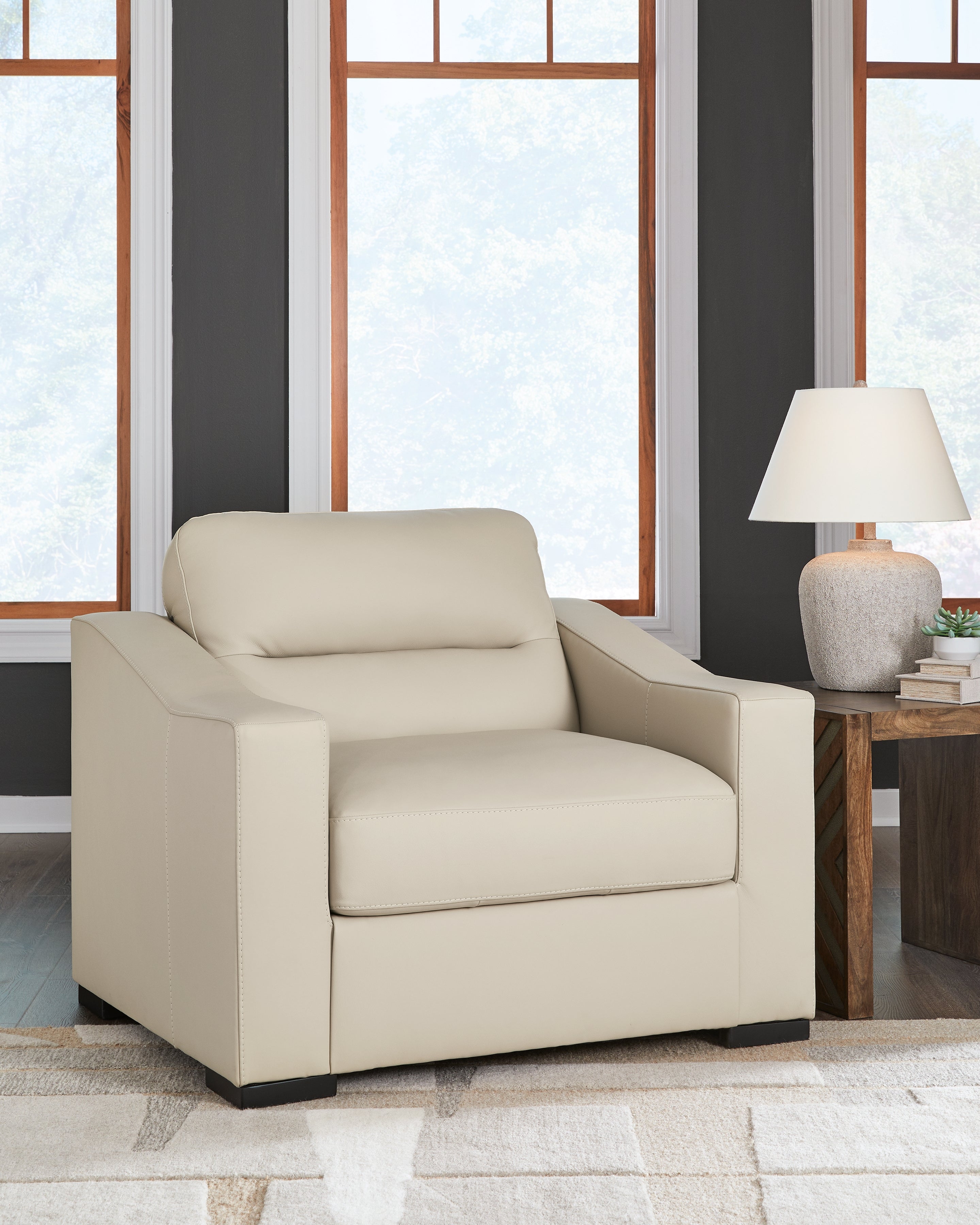 Tampa Furniture Outlet Lutz - Ashley Furniture - Treasure Trove Living Room - Chair and a Half / Almond - 1930423
