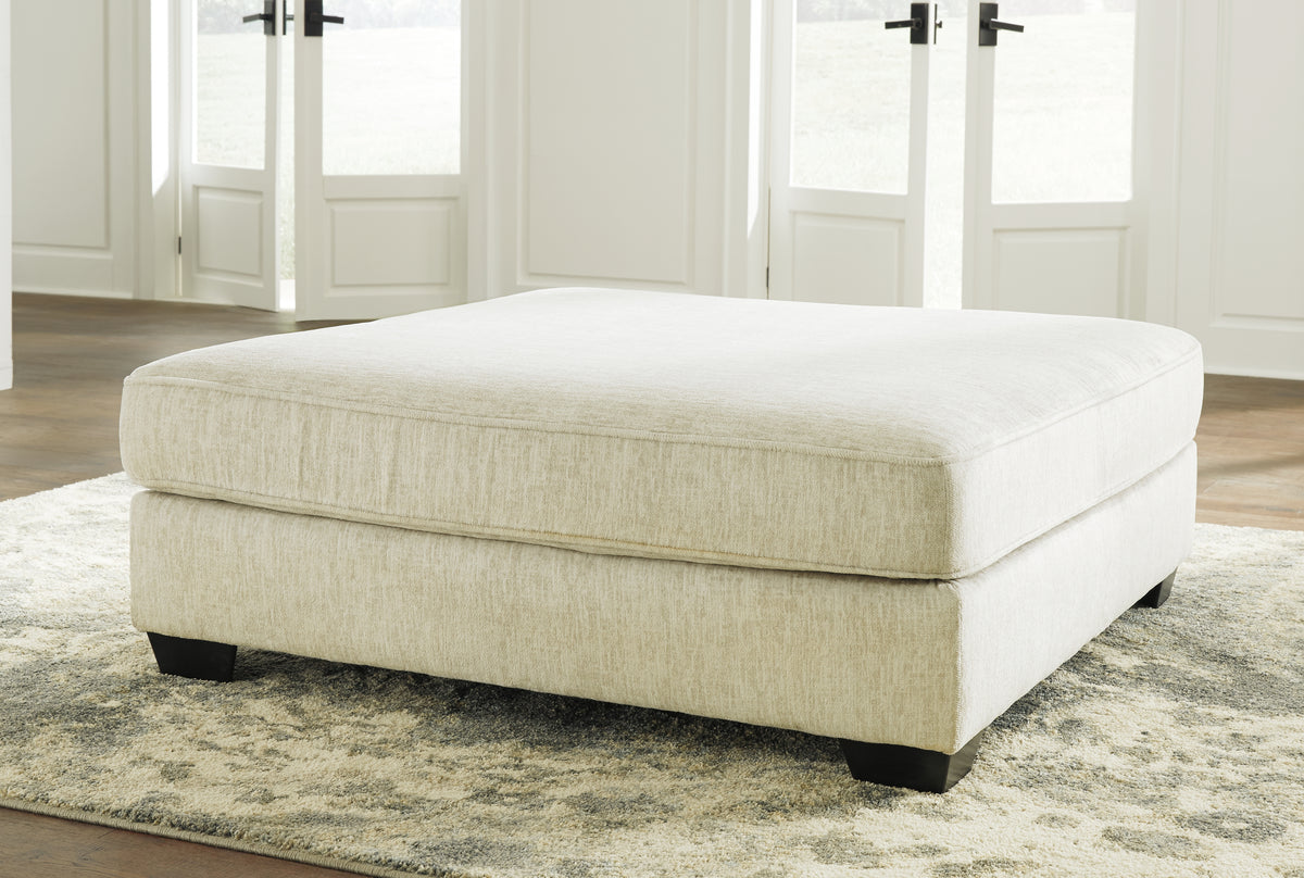 Tampa Furniture Outlet Lutz - Ashley Furniture - Rawcliffe Living Room - Oversized Accent Ottoman / Parchment - 1960408