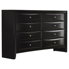 Tampa Furniture Outlet - Coaster - Briana 8-drawer Dresser Black - 200703