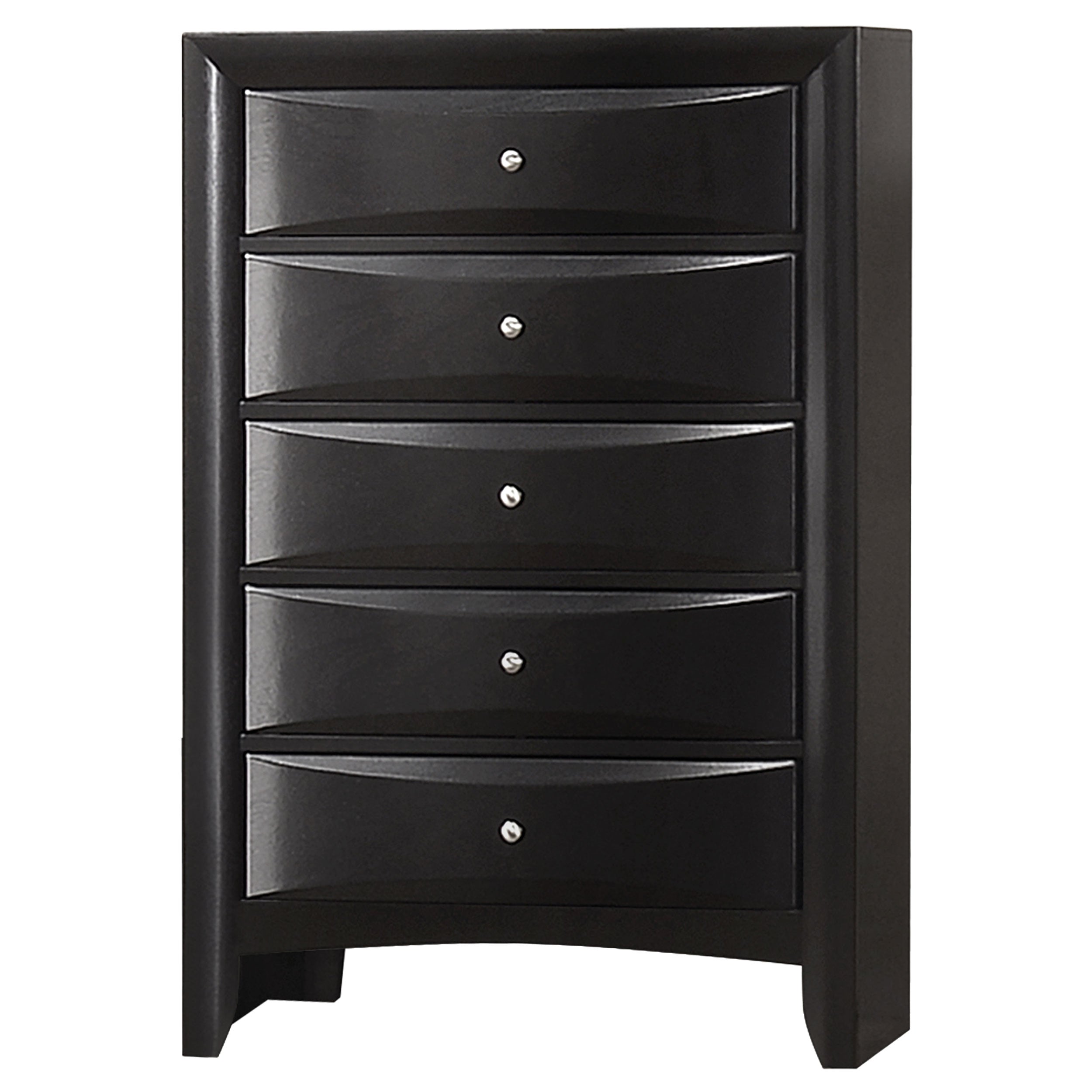 Tampa Furniture Outlet - Coaster - Briana 5-drawer Bedroom Chest Black - 200705